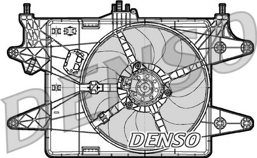 Denso DER09081 - Вентилятор, охлаждение двигателя autosila-amz.com