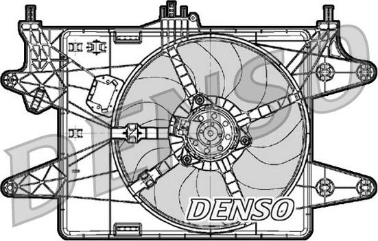 Denso der09083 - Вентилятор, охлаждение двигателя autosila-amz.com