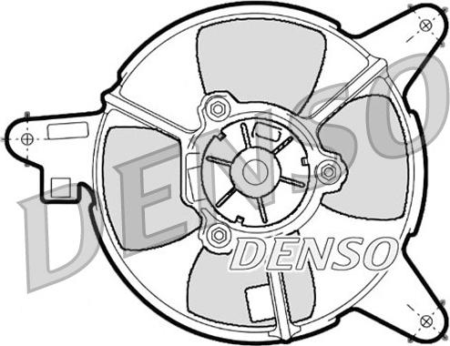 Denso DER09087 - Вентилятор, охлаждение двигателя autosila-amz.com