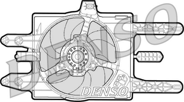 Denso DER09031 - Вентилятор, охлаждение двигателя autosila-amz.com