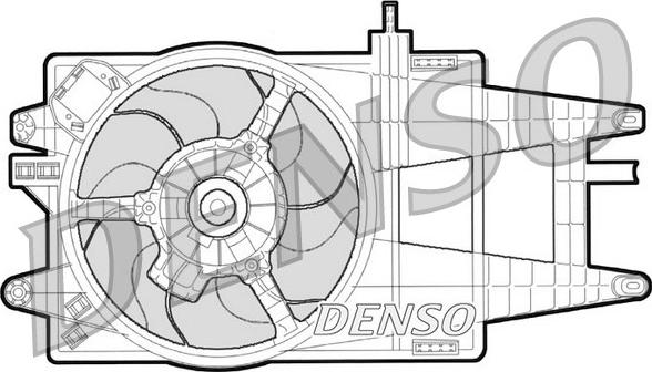 Denso DER09032 - Вентилятор, охлаждение двигателя autosila-amz.com