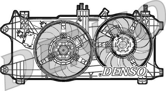 Denso DER09027 - Вентилятор, охлаждение двигателя autosila-amz.com