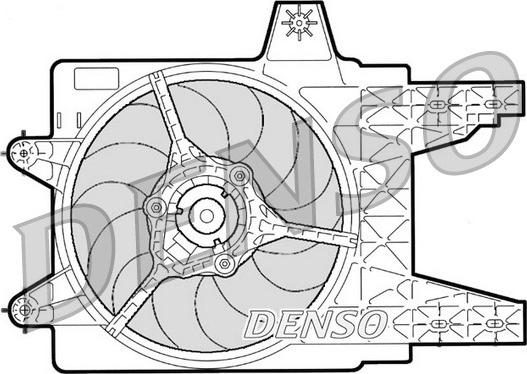 Denso DER09079 - Вентилятор, охлаждение двигателя autosila-amz.com