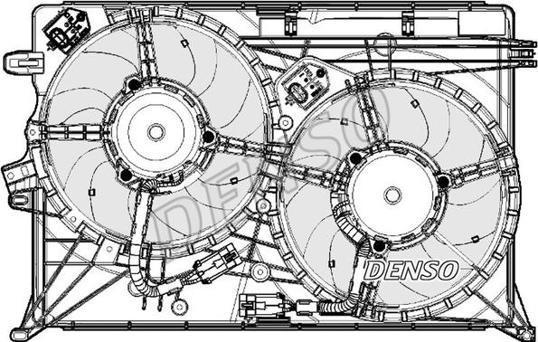 Denso DER09075 - Вентилятор, охлаждение двигателя autosila-amz.com