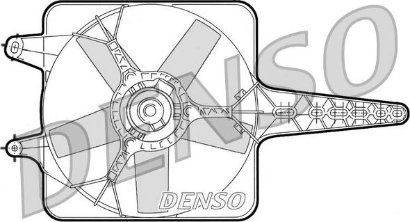 Denso DER09071 - Вентилятор, охлаждение двигателя autosila-amz.com