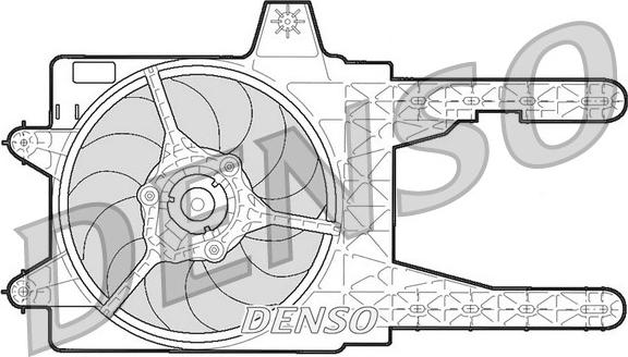 Denso DER09245 - Вентилятор, охлаждение двигателя autosila-amz.com