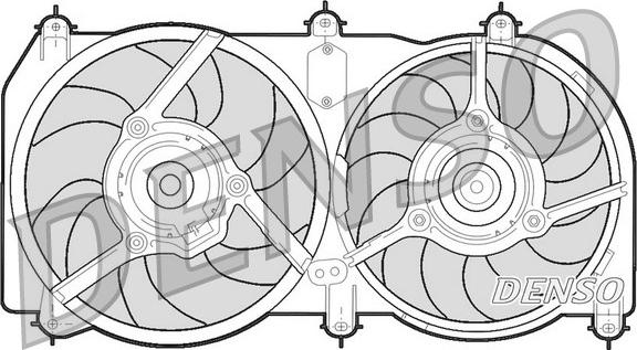 Denso DER09246 - Вентилятор, охлаждение двигателя autosila-amz.com