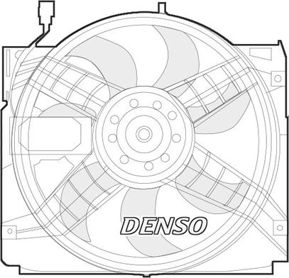 Denso DER05004 - Вентилятор, охлаждение двигателя autosila-amz.com