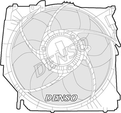 Denso DER05005 - Вентилятор, охлаждение двигателя autosila-amz.com