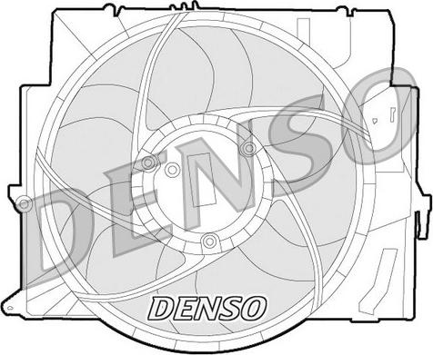 Denso DER05006 - Вентилятор, охлаждение двигателя autosila-amz.com