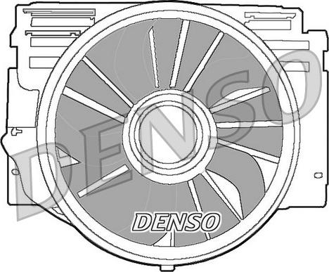 Denso DER05007 - Вентилятор, охлаждение двигателя autosila-amz.com