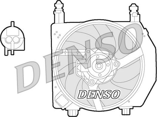 Denso DER10006 - Вентилятор, охлаждение двигателя autosila-amz.com