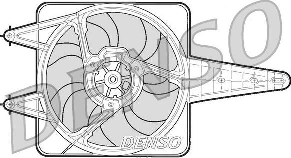 Denso DER13203 - Вентилятор, охлаждение двигателя autosila-amz.com
