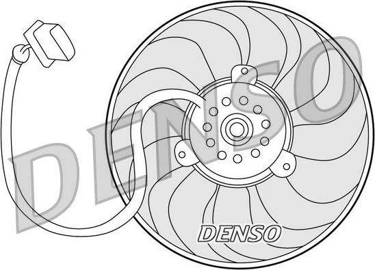 Denso DER32004 - Вентилятор, охлаждение двигателя autosila-amz.com