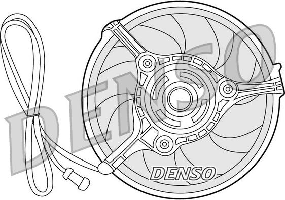 Denso DER32008 - Вентилятор, охлаждение двигателя autosila-amz.com