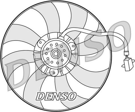 Denso DER32007 - Вентилятор, охлаждение двигателя autosila-amz.com