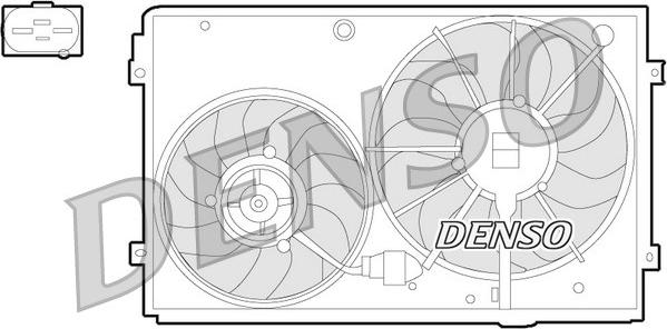 Denso DER32011 - Вентилятор, охлаждение двигателя autosila-amz.com