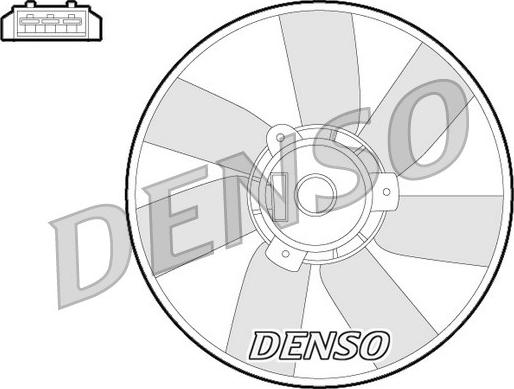 Denso DER32013 - Вентилятор, охлаждение двигателя autosila-amz.com