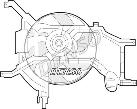 Denso DER37002 - Вентилятор отопителя DACIA - DACIA LOGAN I  / LOGAN MCV I autosila-amz.com