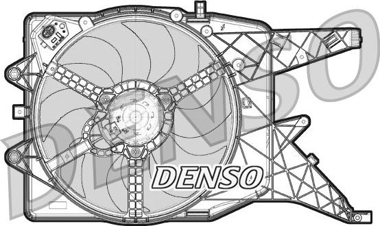 Denso DER20010 - Вентилятор, охлаждение двигателя autosila-amz.com