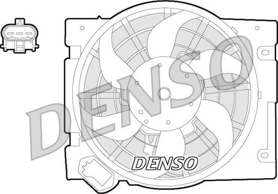 Denso DER20013 - Вентилятор, охлаждение двигателя autosila-amz.com