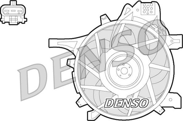 Denso DER20012 - Вентилятор, охлаждение двигателя autosila-amz.com