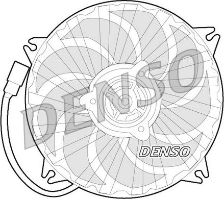 Denso DER21019 - Вентилятор, охлаждение двигателя autosila-amz.com