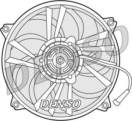 Denso DER21014 - Вентилятор, охлаждение двигателя autosila-amz.com