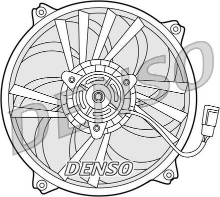 Denso DER21015 - Вентилятор, охлаждение двигателя autosila-amz.com