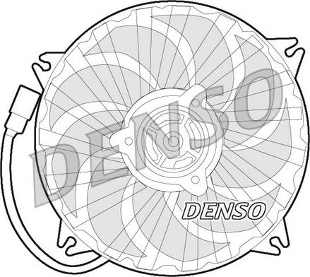 Denso DER21016 - Вентилятор, охлаждение двигателя autosila-amz.com