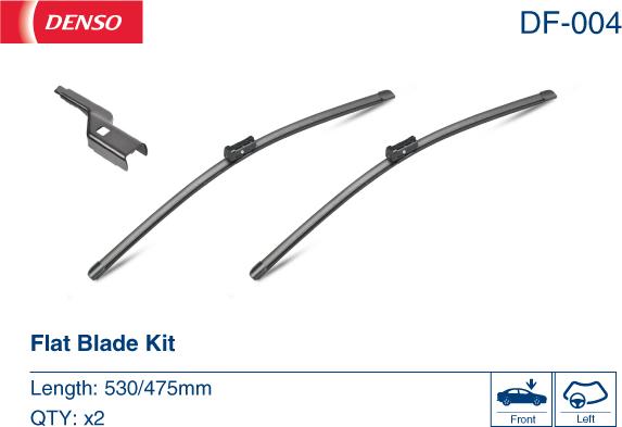 Denso DF-004 - Щетка стеклоочистителя autosila-amz.com