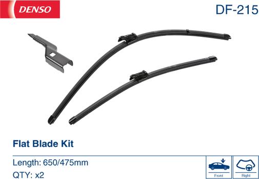 Denso DF-215 - Щетка стеклоочистителя autosila-amz.com