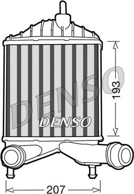 Denso DIT09101 - Интеркулер, теплообменник турбины autosila-amz.com