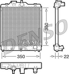 Denso DRM40003 - Радиатор, охлаждение двигателя autosila-amz.com