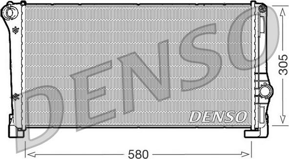 Denso DRM09104 - Радиатор, охлаждение двигателя autosila-amz.com