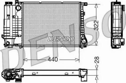 TEMPEST TP.15.60.735A - Радиатор, охлаждение двигателя autosila-amz.com