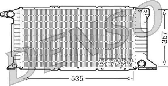 Denso DRM10101 - Радиатор, охлаждение двигателя autosila-amz.com