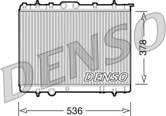 Denso DRM21030 - Радиатор, охлаждение двигателя autosila-amz.com