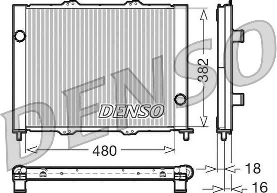 Denso DRM23099 - Модуль охлаждения autosila-amz.com