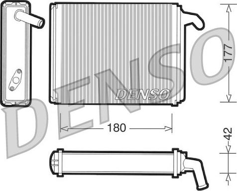 Denso DRR09041 - Теплообменник, отопление салона autosila-amz.com