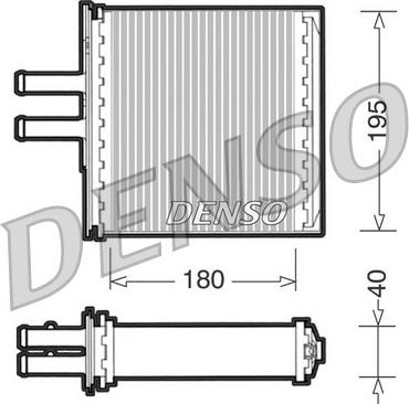 Denso DRR09061 - Теплообменник, отопление салона autosila-amz.com