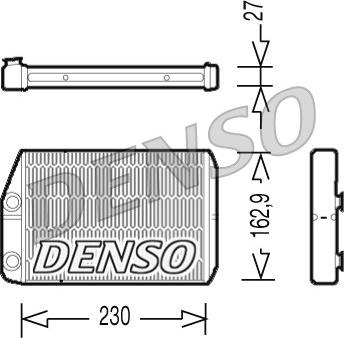 Denso DRR09034 - Теплообменник, отопление салона autosila-amz.com
