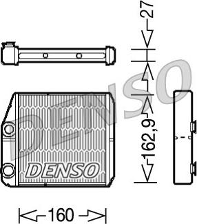 Denso DRR09035 - Теплообменник, отопление салона autosila-amz.com