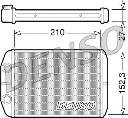 Denso DRR09073 - Теплообменник, отопление салона autosila-amz.com