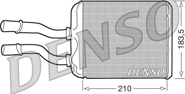 Denso DRR01011 - Теплообменник, отопление салона autosila-amz.com