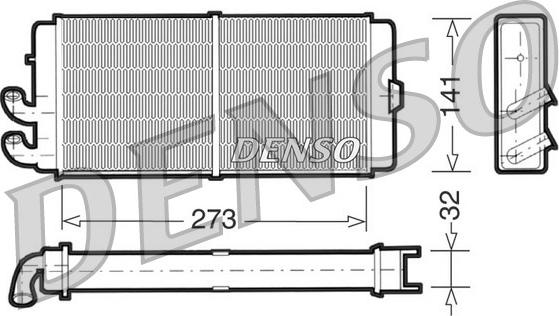 Denso DRR02001 - Теплообменник, отопление салона autosila-amz.com