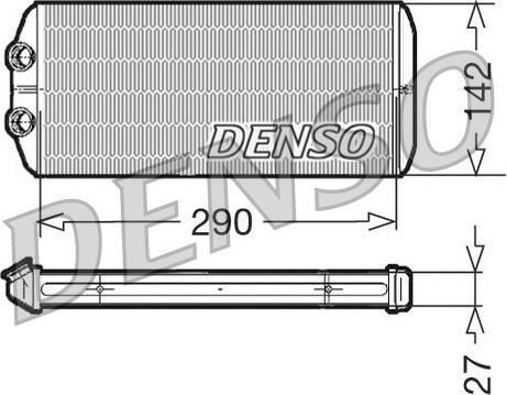 Denso DRR07005 - Теплообменник, отопление салона autosila-amz.com