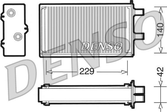 Denso DRR13001 - Теплообменник, отопление салона autosila-amz.com