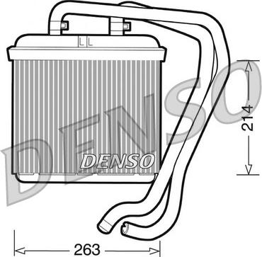 Denso DRR12004 - Теплообменник, отопление салона autosila-amz.com