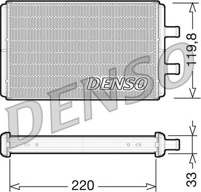 Denso DRR12007 - Теплообменник, отопление салона autosila-amz.com